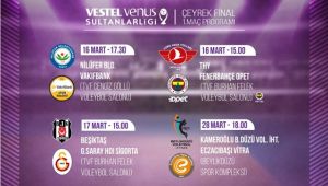 Sultanlar Ligi'nde Çeyrek Final Heyecanı Başlıyor