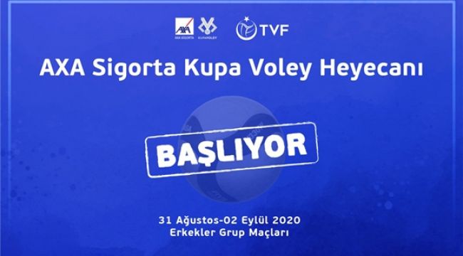 Kupa Voley Erkekler Grup Etabı Karşılaşmaları Başlıyor