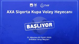 Kupa Voley Erkekler Grup Etabı Karşılaşmaları Başlıyor