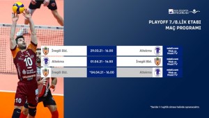 Efeler Ligi’nde Play-Off 7./8.lik Etabı Başlıyor