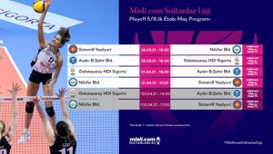 Sultanlar Ligi'nde Play-off 5/8.lik Etabı Başlıyor