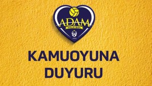 Adam Voleybol'dan Rakiplerine Covid-19 Uyarısı