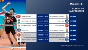 Efeler Ligi'nde Play-Off 1/4 Etabı Başlıyor