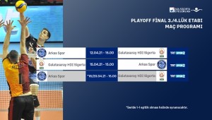 Efeler Ligi Play-Off 3./4.lük Etabı Başlıyor
