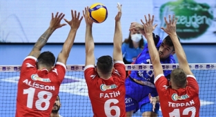 Erkekler Kupa Voley'de 2. Gün Sona Erdi