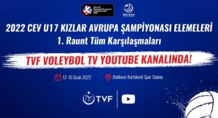 U17 Millilerin Maçları TVF Voleybol TV'de