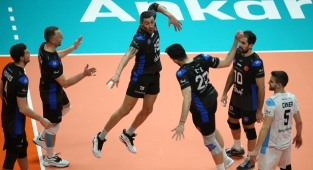Halkbank Tallinn Teknik Üniversitesi'ni 3-0 Mağlup Etti