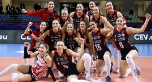 Türk Hava Yolları, Novara'yı 3-1 Mağlup Etti