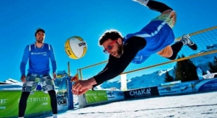 Kar Voleybolu Türkiye Şampiyonası Başladı