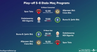 Efeler Ligi’nde Play-off 5/8 Etabı Başlıyor 