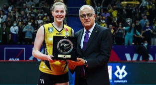 Kupa Voley'de Kupa, Madalya ve Ödüller Sahiplerini Buldu 