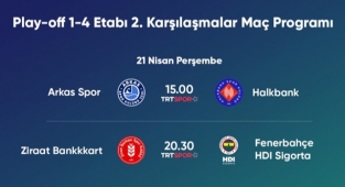 Play-off 1/4 Etabı'nda 2. Karşılaşmalar Başlıyor 