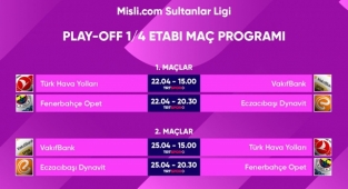 Sultanlar Ligi'nde Play-off 1/4 Etabı Başlıyor