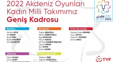 2022 Akdeniz Oyunları Geniş Kadromuz Belli Oldu 
