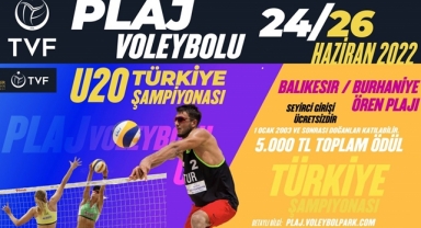 U20 Plaj Voleybolu Türkiye Şampiyonası Duyurusu