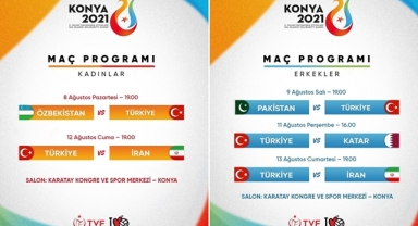 İslami Dayanışma Oyunları'ndaki Maç Programımız