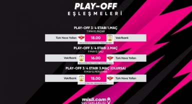Sultanlar Ligi'nde Play-off 3/4.lük Etabı Başlıyor