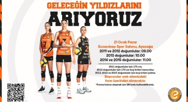 Eczacıbaşı Spor Kulübü geleceğin yıldızlarını arıyor