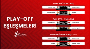 Sultanlar Ligi'nde Play-off 1-4 Etabı Başlıyor