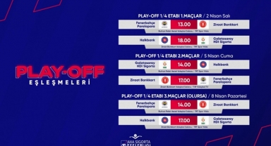 Efeler Ligi Play-off 1-4 Etabı Başlıyor