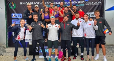 Plaj Voleybolu Balkan Şampiyonasında Şampiyon Türkiye