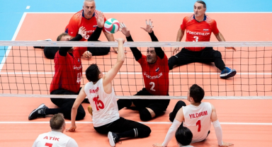 Oturarak Voleybol Erkek Milli Takımımızdan Çifte Galibiyet 
