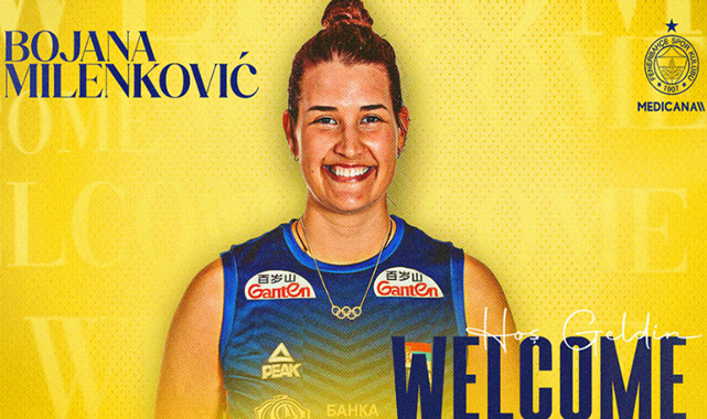 Sırp Smaçör Bojana Milenković Fenerbahçe'de