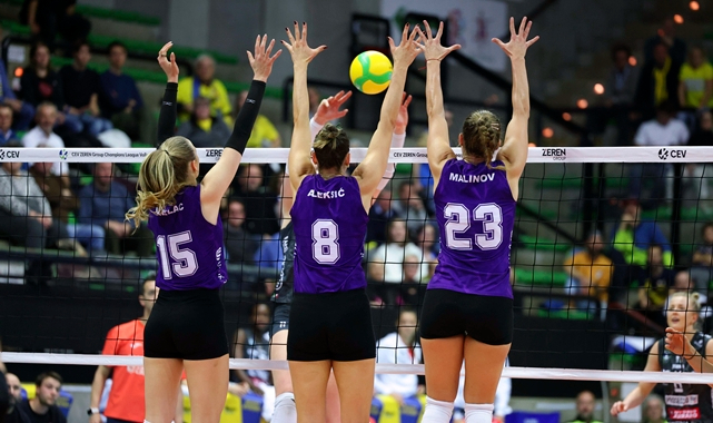 Zeren Spor, Conegliano'yu 5 sete zorladı