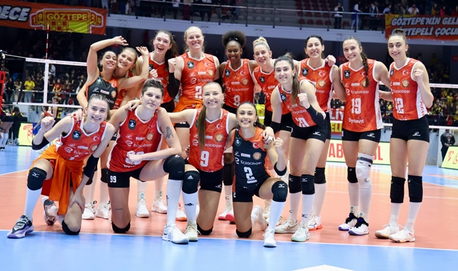 Eczacıbaşı Dynavit, Göztepe’ye set vermedi