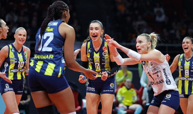 Fenerbahçe derbide Galatasaray Daikin'i 3-0 mağlup etti
