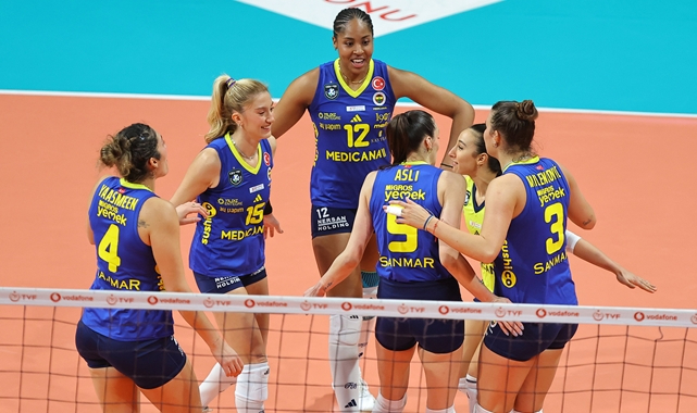 Fenerbahçe Medicana Rahat Kazandı