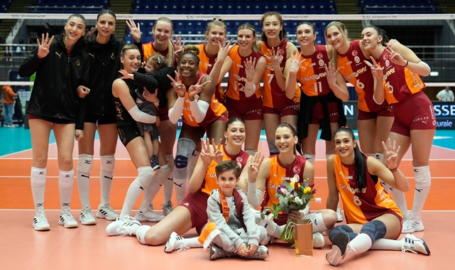 Avrupa'da Fırtına! Galatasaray Daikin Finalde