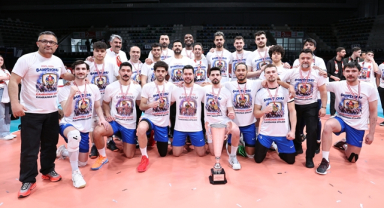 Erkekler 1.Ligi'nin Şampiyonu Onikişubat Bld. Spor