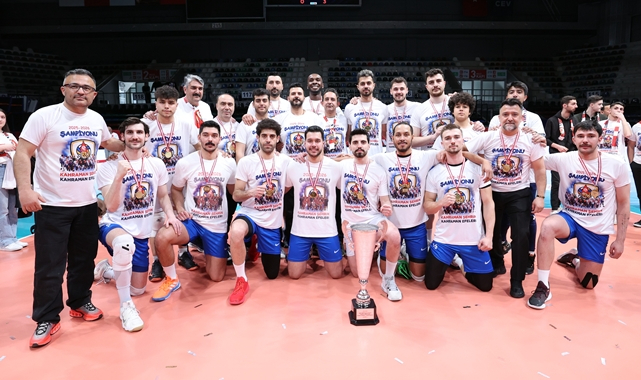 Erkekler 1.Ligi'nin Şampiyonu Onikişubat Bld. Spor