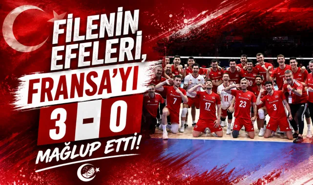 Son Olimpiyat Şampiyonu Fransa'yı 3-0'la Geçtik!