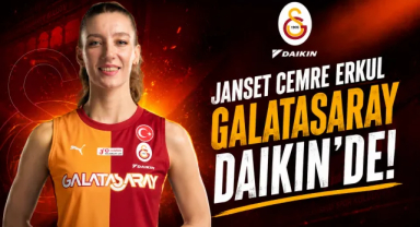 Janset Cemre Erkul Galatasaray Daikin'de!
