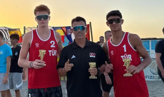 U18 Erkek Plaj Voleybolu Takımımız Balkan Şampiyonu!