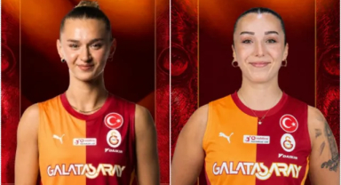 Çerağ Düzeltir ve İlayda Uçak Galatasaray Daikin'de