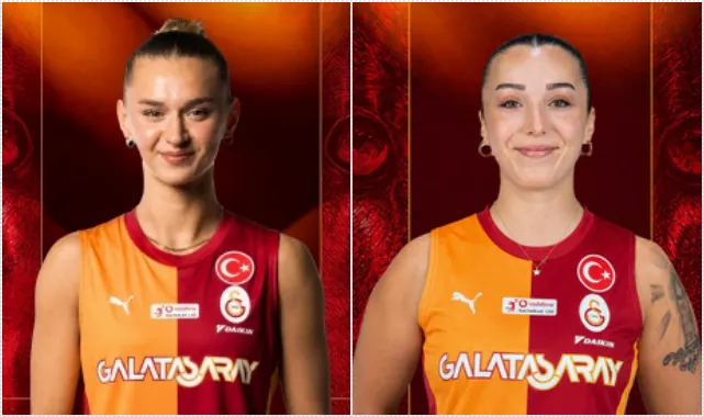 Çerağ Düzeltir ve İlayda Uçak Galatasaray Daikin'de