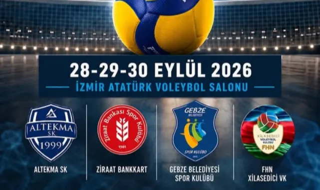 TÜGİAD Ege Uluslararası Voleybol Turnuvası Başlıyor
