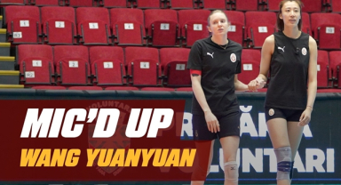 Galatasaray Daikin Kadın Voleybol Takımının antrenmanından özel anlar