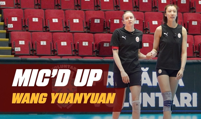 Galatasaray Daikin Kadın Voleybol Takımının antrenmanından özel anlar